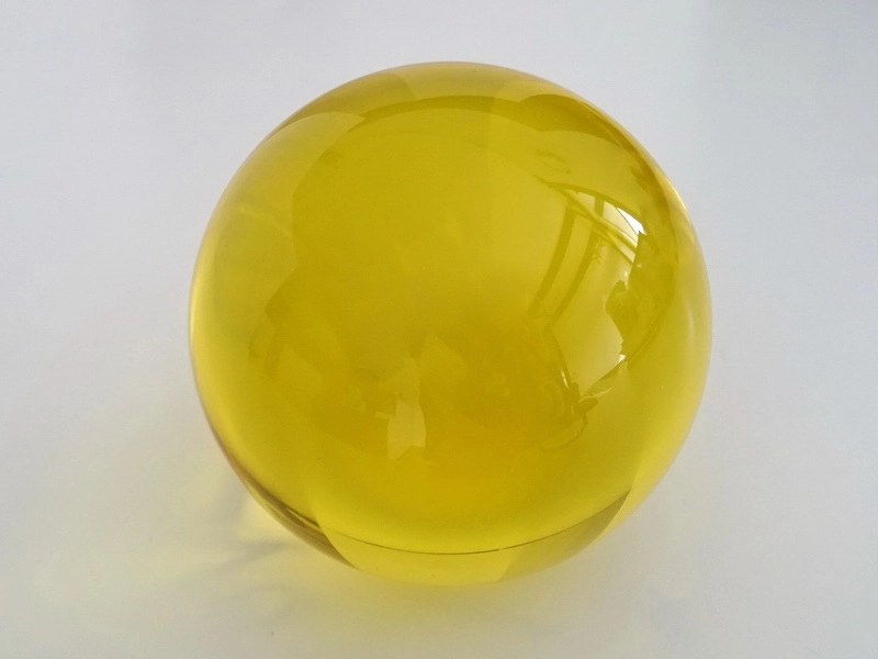 Crystal Glass Balls 40 mm Yellow | Crystal Balls | Crystal Spheres